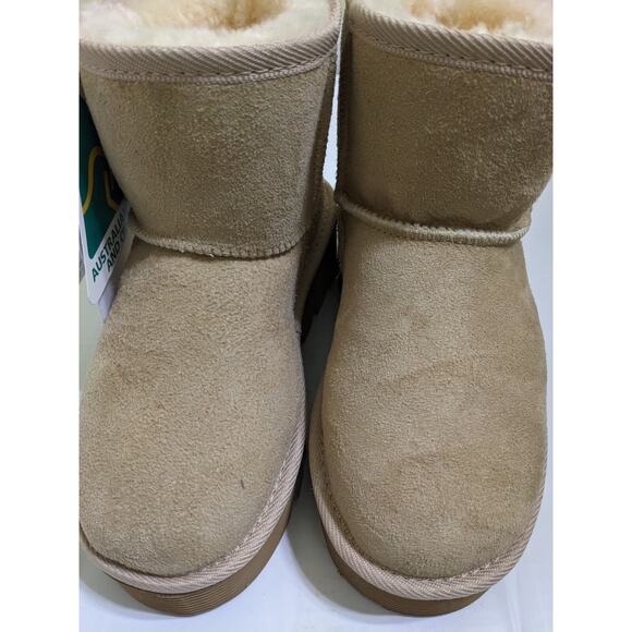 Sheepskins Downunder Sherpa Boots, Handmade Australia M3 W5 Women's 5 Unisex New - Picture 2 of 6